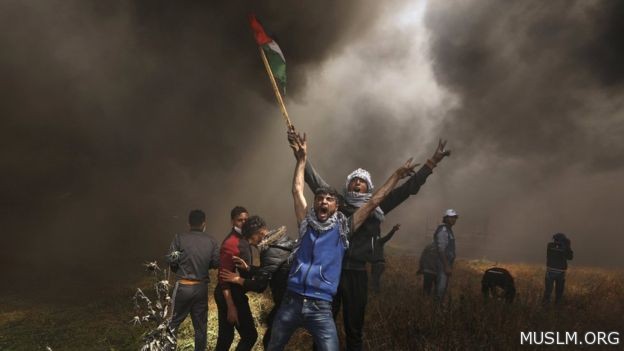 اندلاع أعمال عنف بين غزة وإسرائيل في يوم آخر من الاحتجاجات